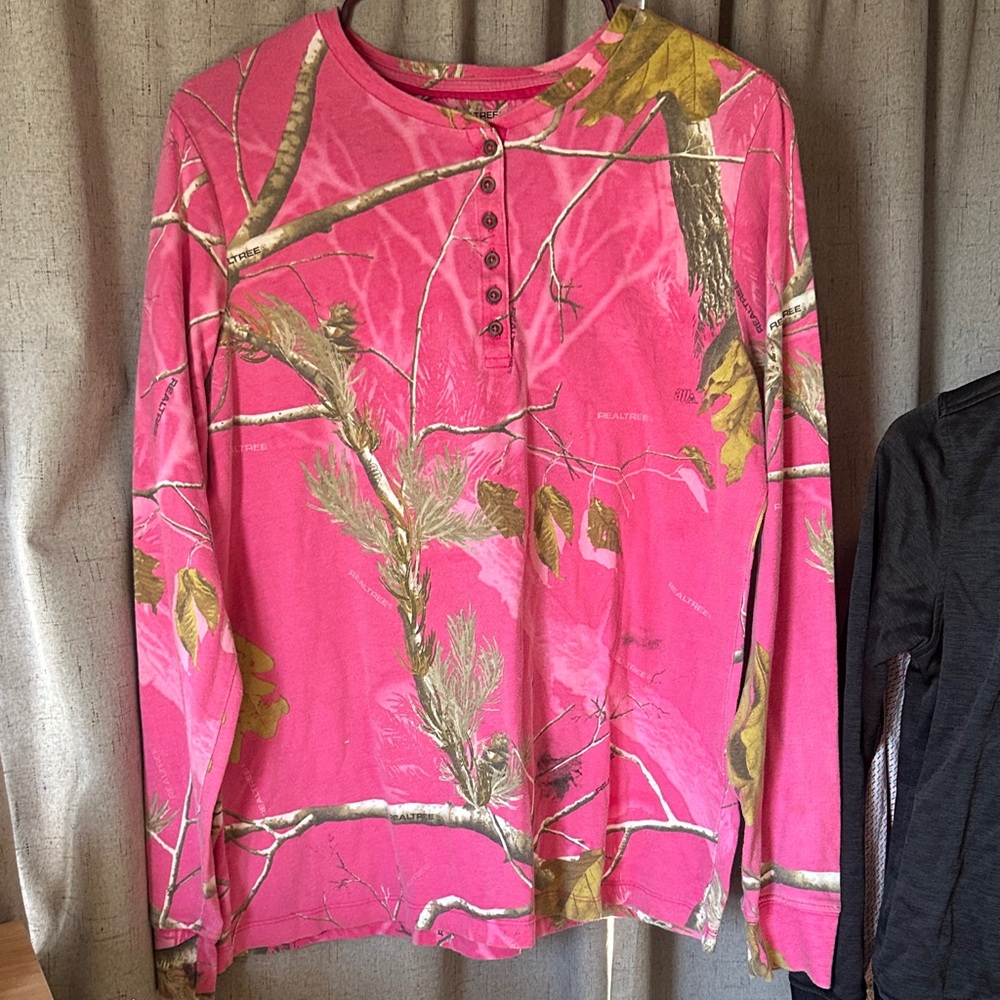Realtree Pink Camouflage Shirt